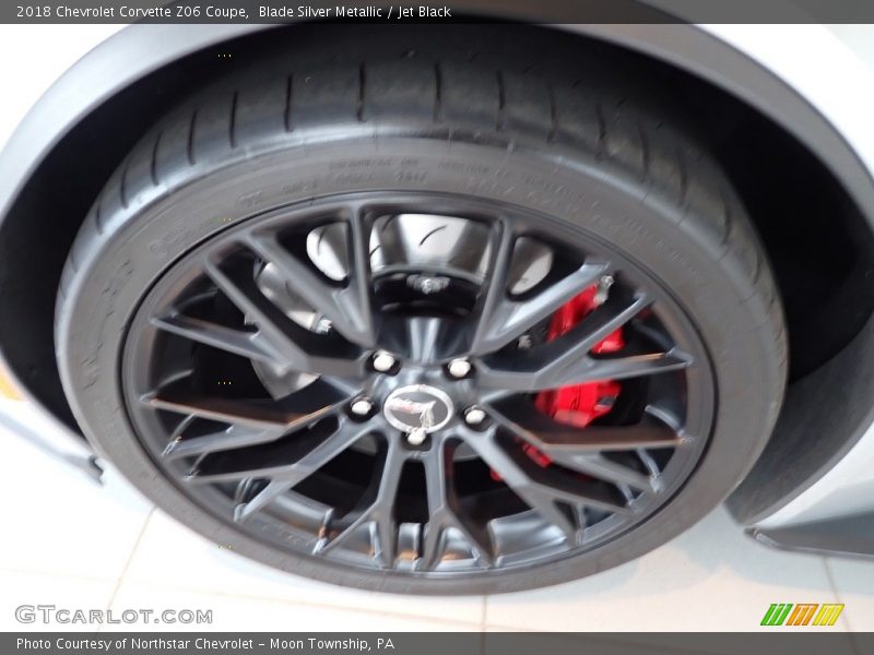 Blade Silver Metallic / Jet Black 2018 Chevrolet Corvette Z06 Coupe