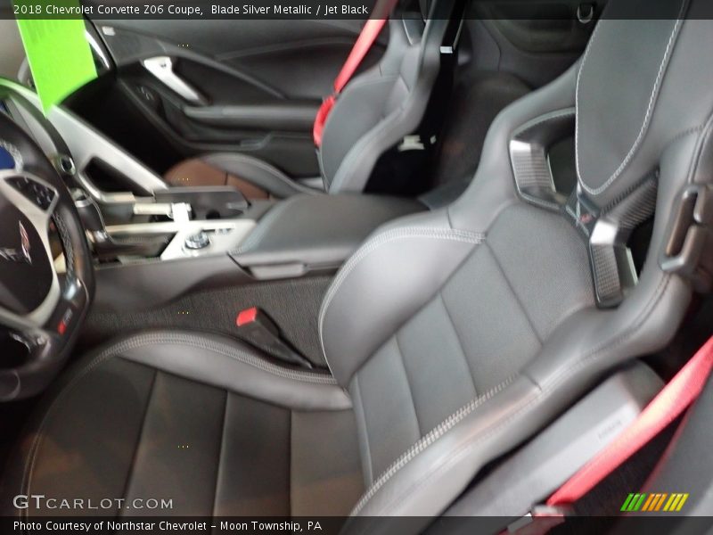 Blade Silver Metallic / Jet Black 2018 Chevrolet Corvette Z06 Coupe