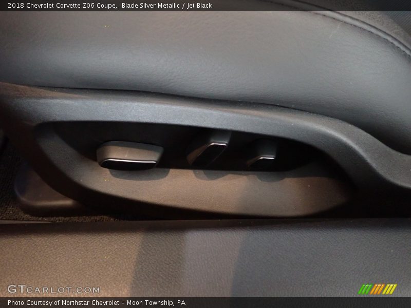 Blade Silver Metallic / Jet Black 2018 Chevrolet Corvette Z06 Coupe