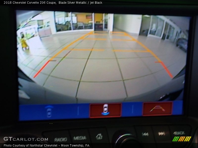 Blade Silver Metallic / Jet Black 2018 Chevrolet Corvette Z06 Coupe