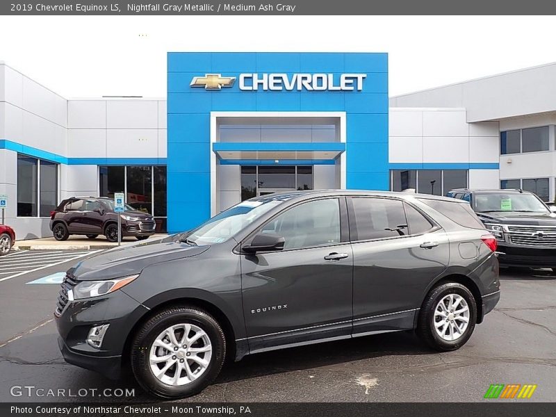 Nightfall Gray Metallic / Medium Ash Gray 2019 Chevrolet Equinox LS