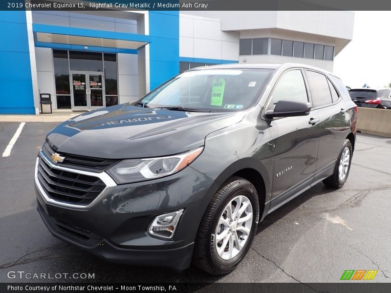 Nightfall Gray Metallic / Medium Ash Gray 2019 Chevrolet Equinox LS
