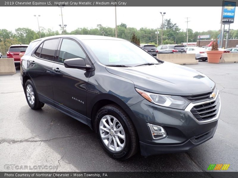 Nightfall Gray Metallic / Medium Ash Gray 2019 Chevrolet Equinox LS