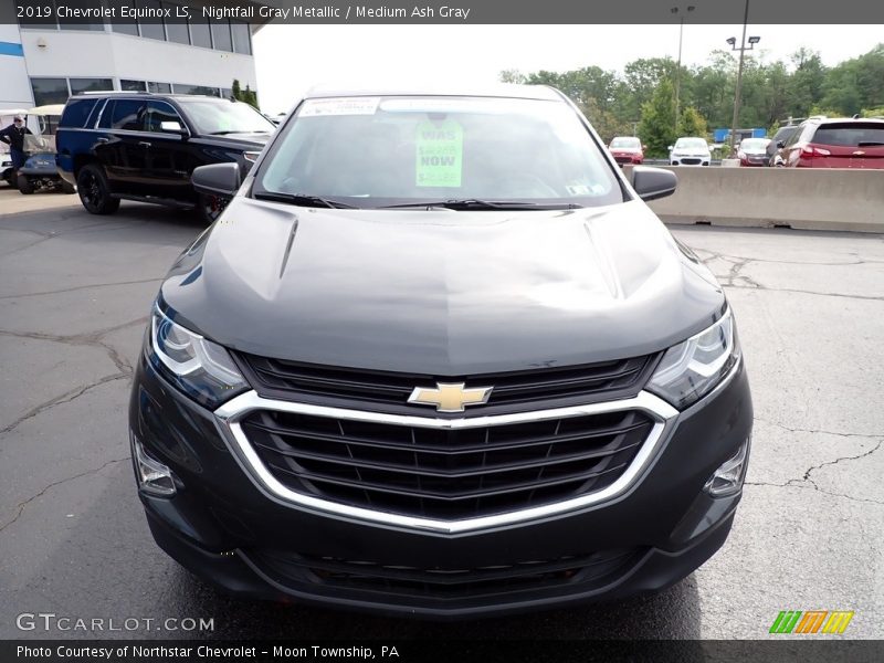 Nightfall Gray Metallic / Medium Ash Gray 2019 Chevrolet Equinox LS