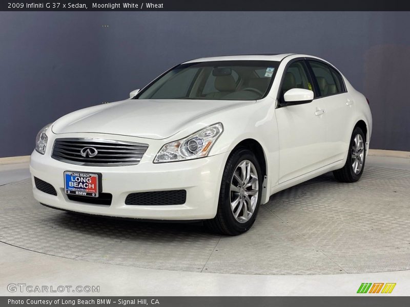 Moonlight White / Wheat 2009 Infiniti G 37 x Sedan