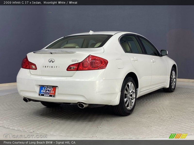 Moonlight White / Wheat 2009 Infiniti G 37 x Sedan