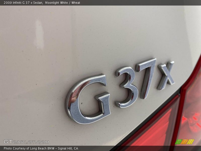 Moonlight White / Wheat 2009 Infiniti G 37 x Sedan