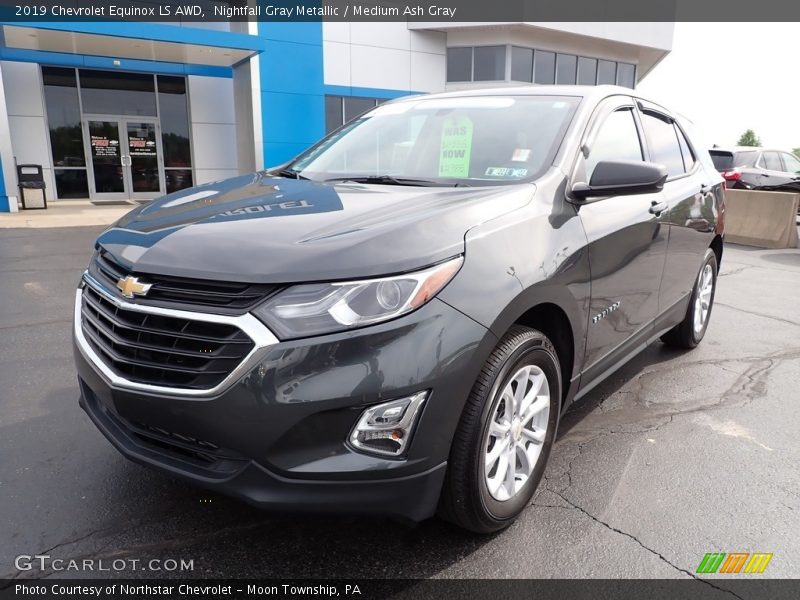 Nightfall Gray Metallic / Medium Ash Gray 2019 Chevrolet Equinox LS AWD
