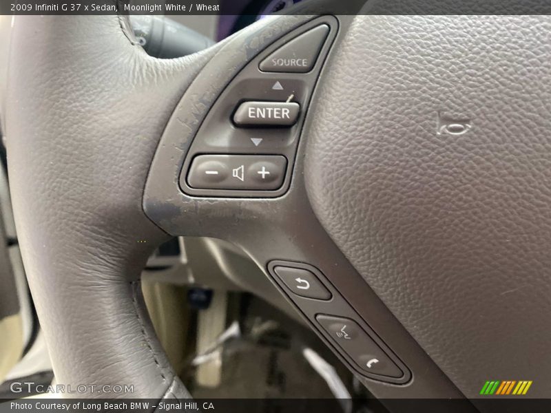 Moonlight White / Wheat 2009 Infiniti G 37 x Sedan
