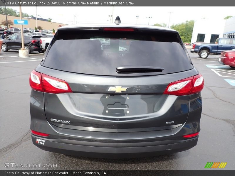 Nightfall Gray Metallic / Medium Ash Gray 2019 Chevrolet Equinox LS AWD