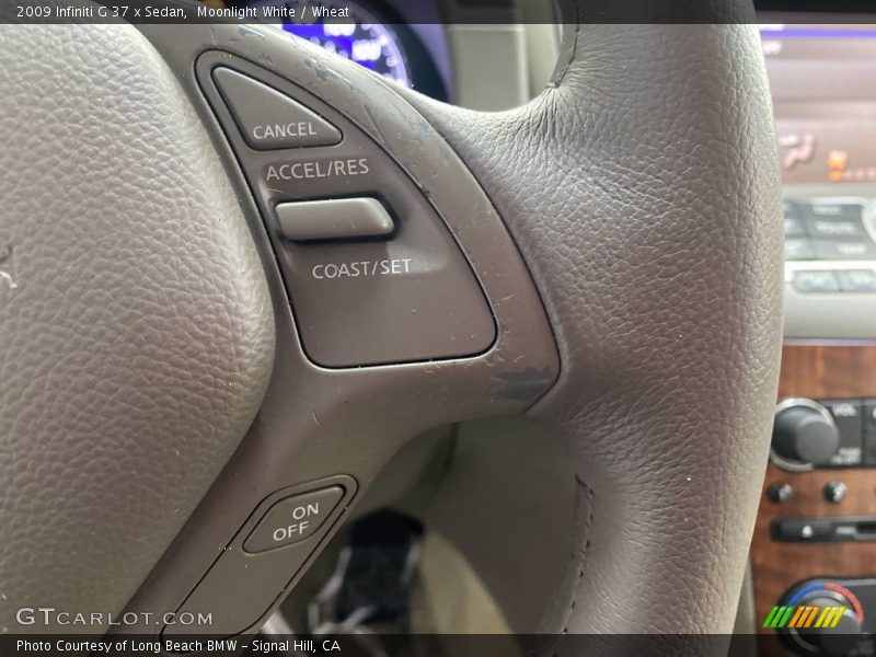 Moonlight White / Wheat 2009 Infiniti G 37 x Sedan