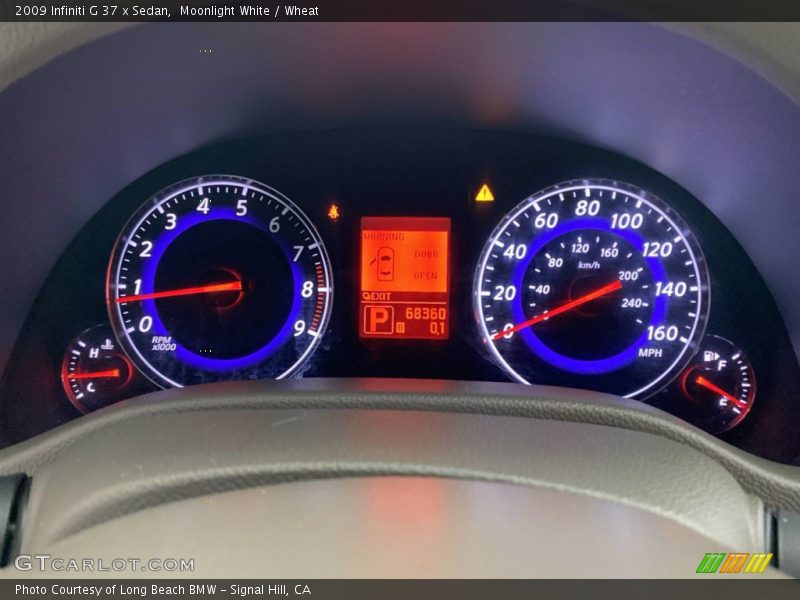Moonlight White / Wheat 2009 Infiniti G 37 x Sedan
