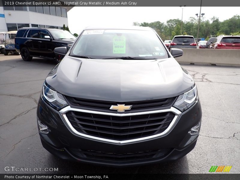 Nightfall Gray Metallic / Medium Ash Gray 2019 Chevrolet Equinox LS AWD
