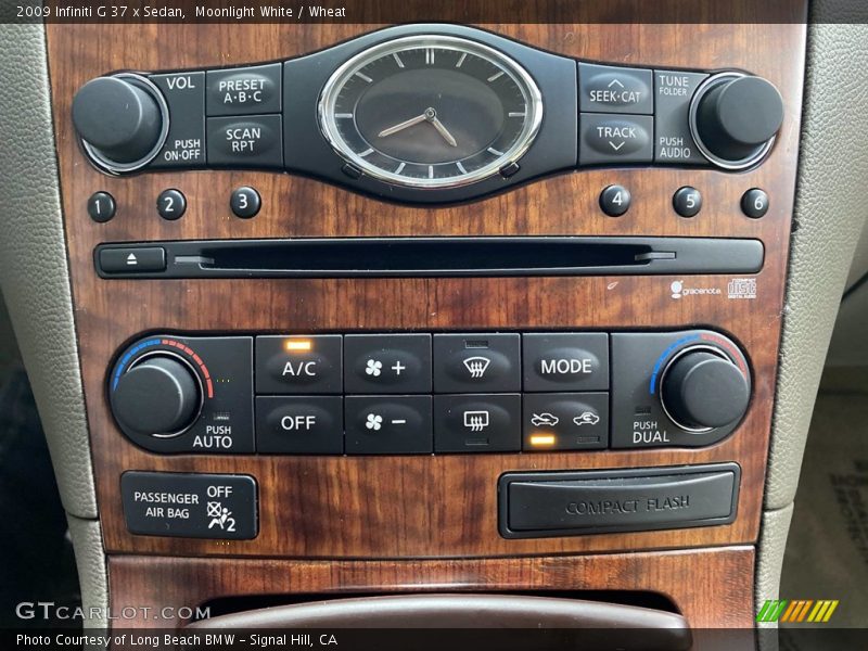 Moonlight White / Wheat 2009 Infiniti G 37 x Sedan