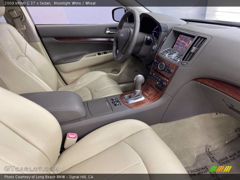 Moonlight White / Wheat 2009 Infiniti G 37 x Sedan