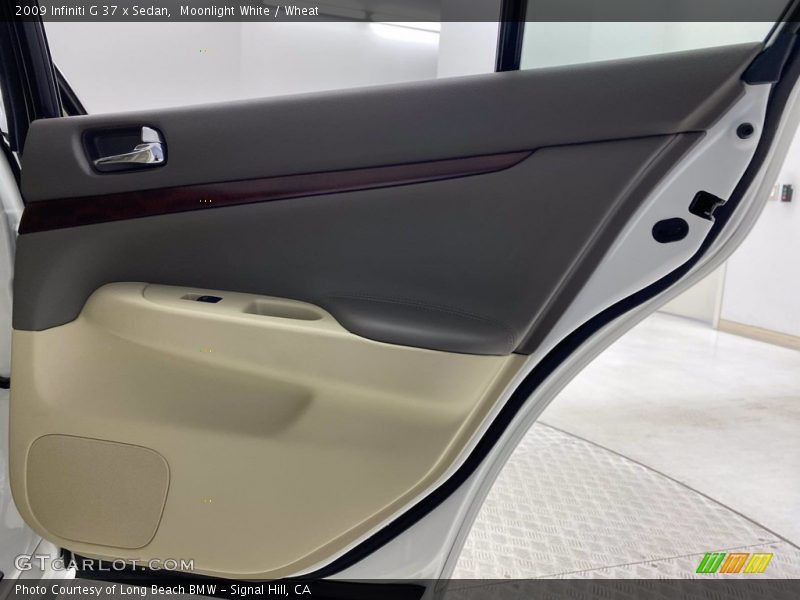 Moonlight White / Wheat 2009 Infiniti G 37 x Sedan