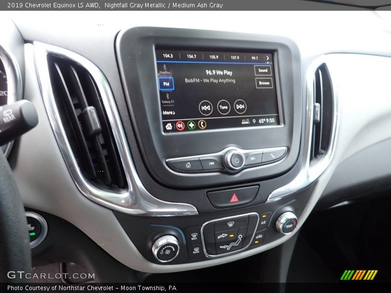 Nightfall Gray Metallic / Medium Ash Gray 2019 Chevrolet Equinox LS AWD