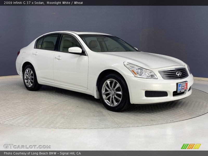 Moonlight White / Wheat 2009 Infiniti G 37 x Sedan