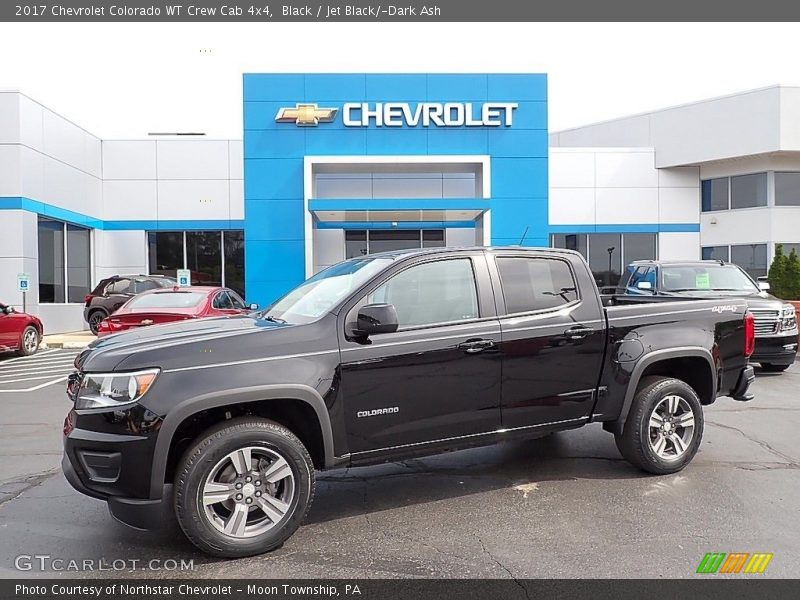 Black / Jet Black/­Dark Ash 2017 Chevrolet Colorado WT Crew Cab 4x4