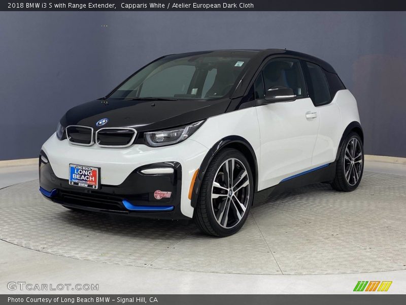 Capparis White / Atelier European Dark Cloth 2018 BMW i3 S with Range Extender