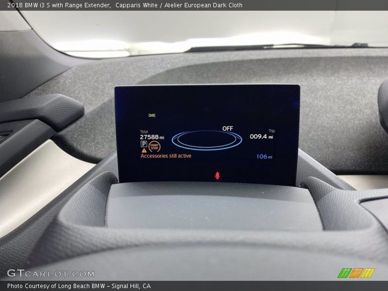 Capparis White / Atelier European Dark Cloth 2018 BMW i3 S with Range Extender
