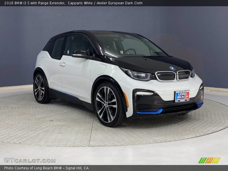 Capparis White / Atelier European Dark Cloth 2018 BMW i3 S with Range Extender