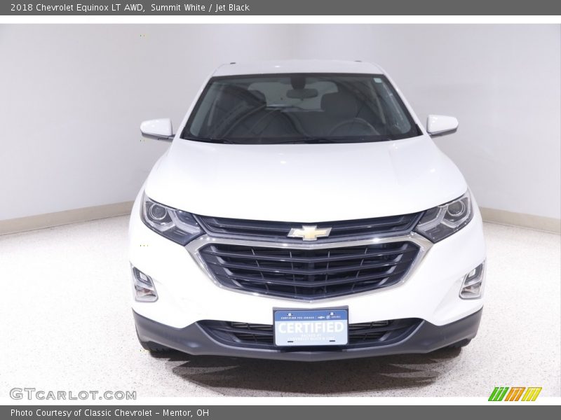 Summit White / Jet Black 2018 Chevrolet Equinox LT AWD