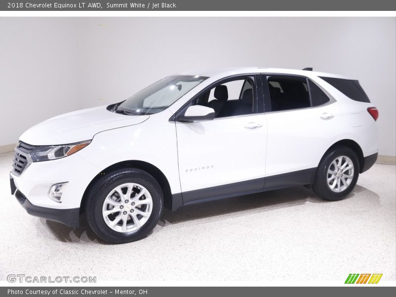 Summit White / Jet Black 2018 Chevrolet Equinox LT AWD