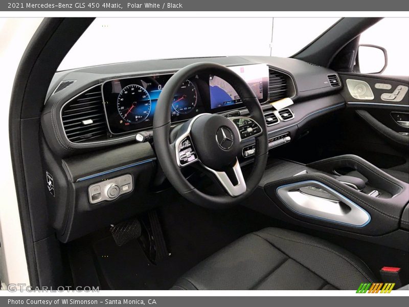 Polar White / Black 2021 Mercedes-Benz GLS 450 4Matic