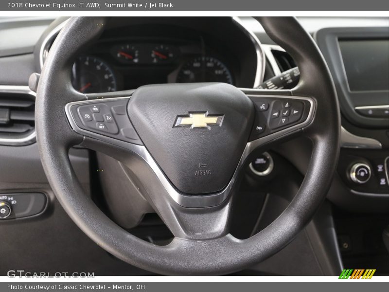 Summit White / Jet Black 2018 Chevrolet Equinox LT AWD
