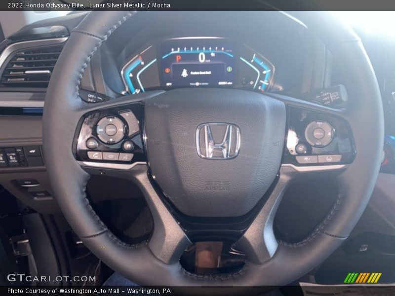 Lunar Silver Metallic / Mocha 2022 Honda Odyssey Elite