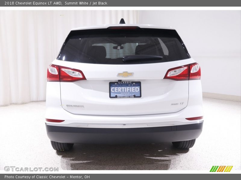 Summit White / Jet Black 2018 Chevrolet Equinox LT AWD