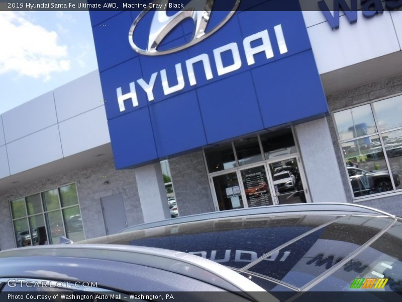 Machine Gray / Black 2019 Hyundai Santa Fe Ultimate AWD