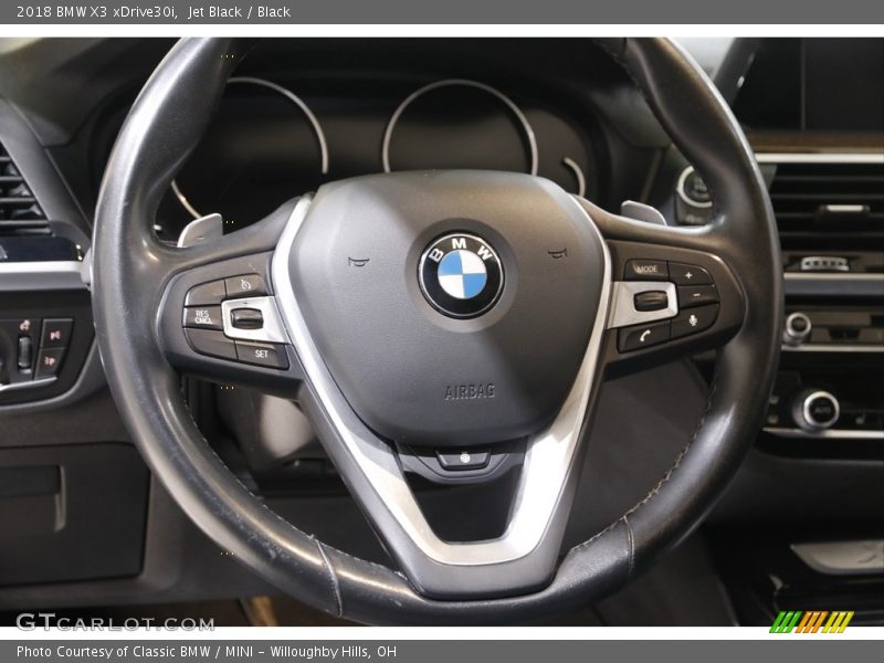 Jet Black / Black 2018 BMW X3 xDrive30i