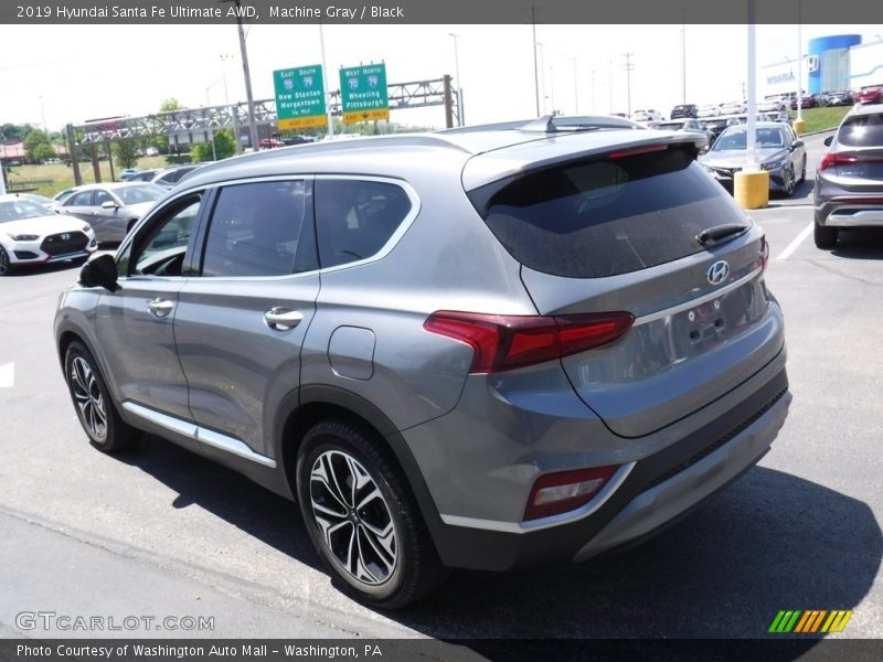 Machine Gray / Black 2019 Hyundai Santa Fe Ultimate AWD