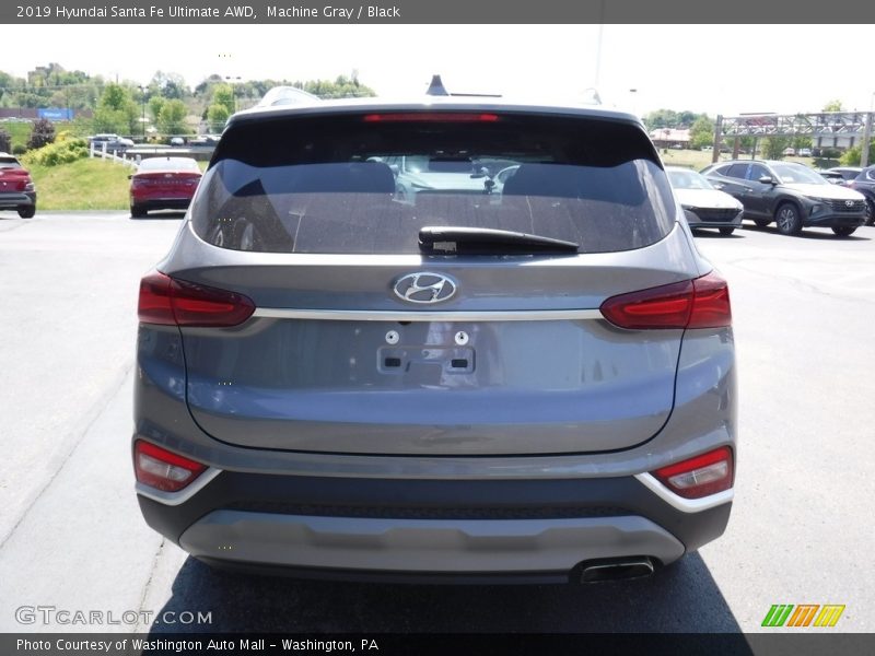 Machine Gray / Black 2019 Hyundai Santa Fe Ultimate AWD