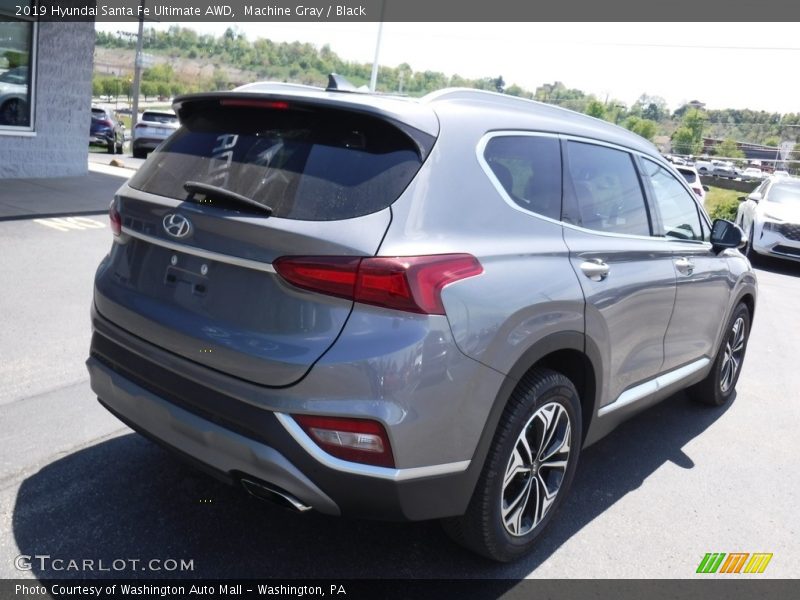 Machine Gray / Black 2019 Hyundai Santa Fe Ultimate AWD