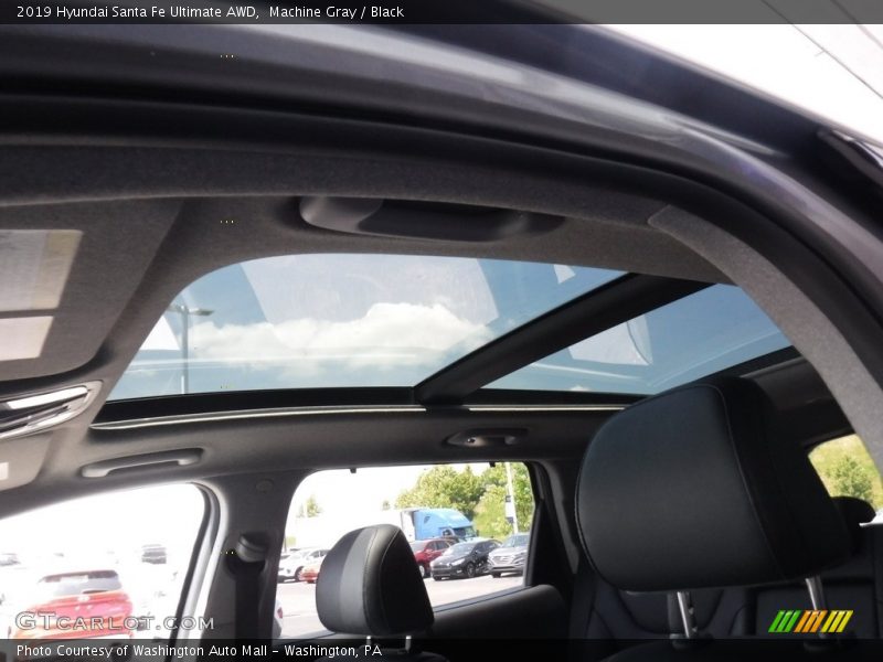 Machine Gray / Black 2019 Hyundai Santa Fe Ultimate AWD