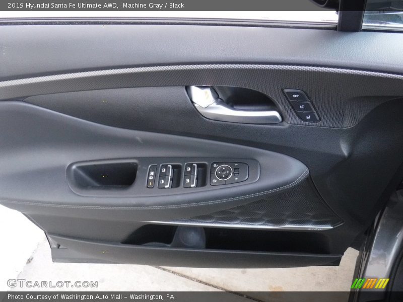 Machine Gray / Black 2019 Hyundai Santa Fe Ultimate AWD