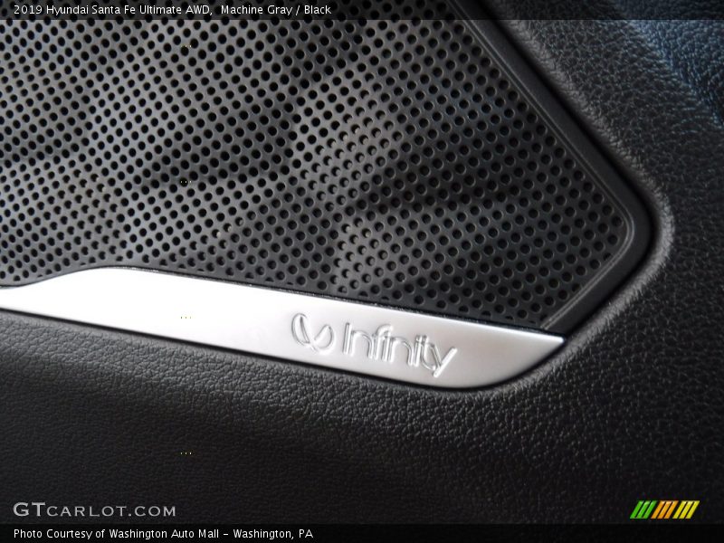 Machine Gray / Black 2019 Hyundai Santa Fe Ultimate AWD