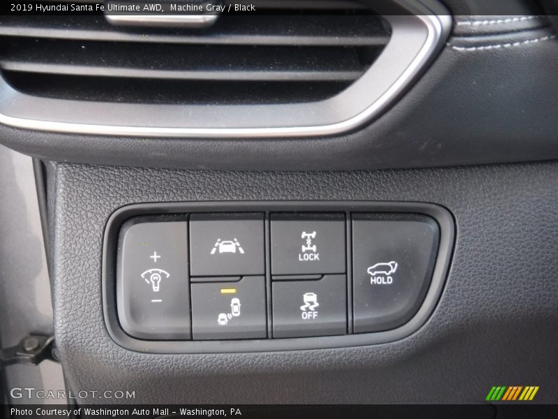 Machine Gray / Black 2019 Hyundai Santa Fe Ultimate AWD