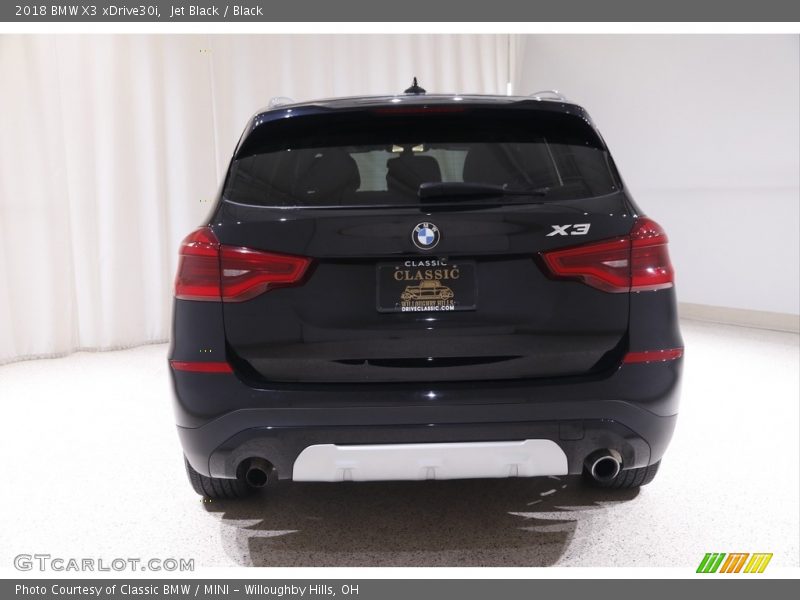 Jet Black / Black 2018 BMW X3 xDrive30i