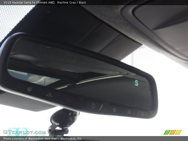 Machine Gray / Black 2019 Hyundai Santa Fe Ultimate AWD