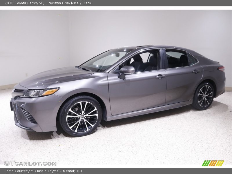 Predawn Gray Mica / Black 2018 Toyota Camry SE
