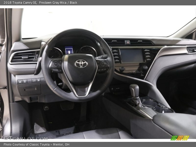 Predawn Gray Mica / Black 2018 Toyota Camry SE