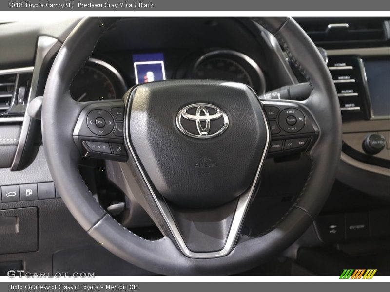 Predawn Gray Mica / Black 2018 Toyota Camry SE