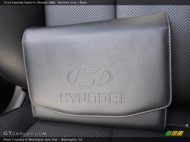 Machine Gray / Black 2019 Hyundai Santa Fe Ultimate AWD