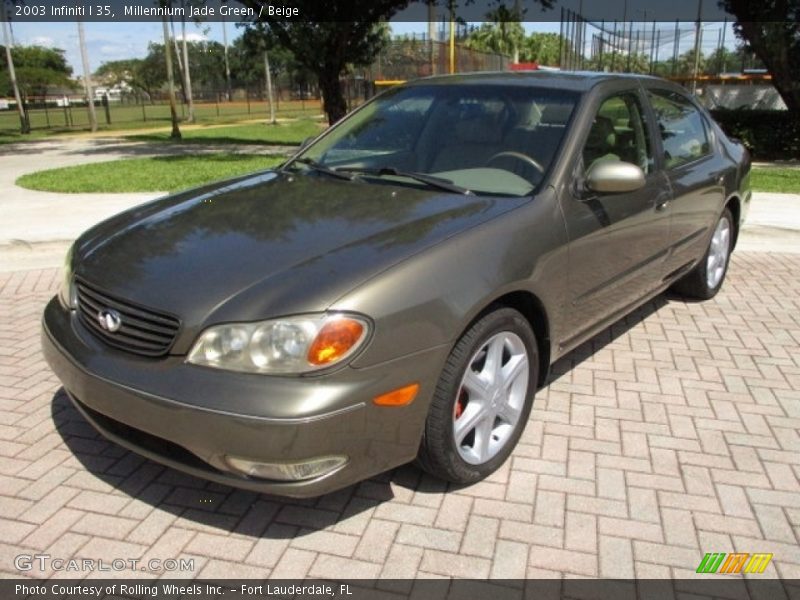 Millennium Jade Green / Beige 2003 Infiniti I 35