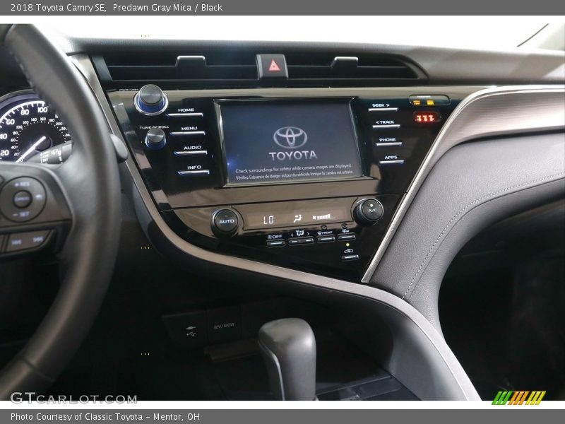 Predawn Gray Mica / Black 2018 Toyota Camry SE