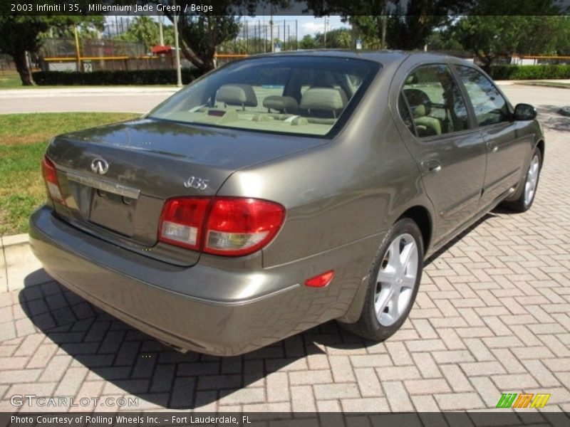 Millennium Jade Green / Beige 2003 Infiniti I 35
